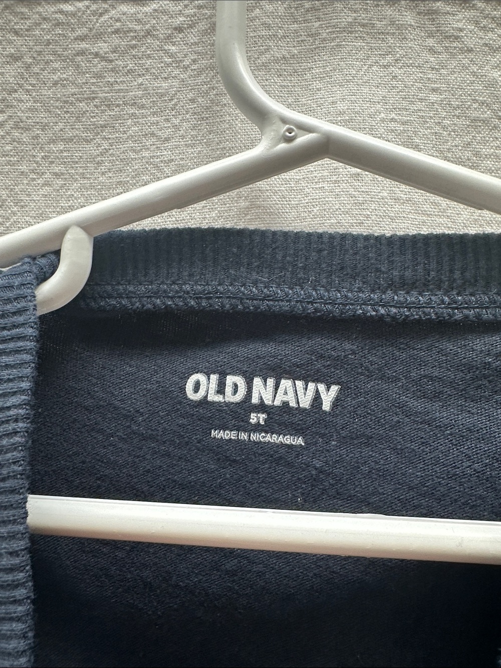 Old Navy Dark Blue Long Sleeve Crewneck Tee - Picture 2 of 6
